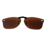 Custom Polarized Clip on Sunglasses For RayBan NEW WAYFARER RB5184 (RX5184) 50x18 (Bronze Brown)