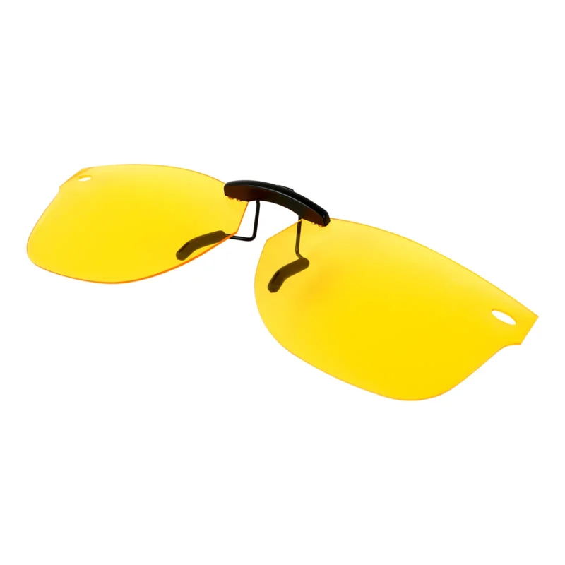 Custom Polarized Clip on Sunglasses For RayBan NEW WAYFARER RB5184 (RX5184) 50x18 (Yellow)-Night VIsion - Image 2