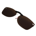 Custom Polarized Clip on Sunglasses For RayBan WAYFARER RB5184 (RX5184) 52X18 (Bronze Brown)