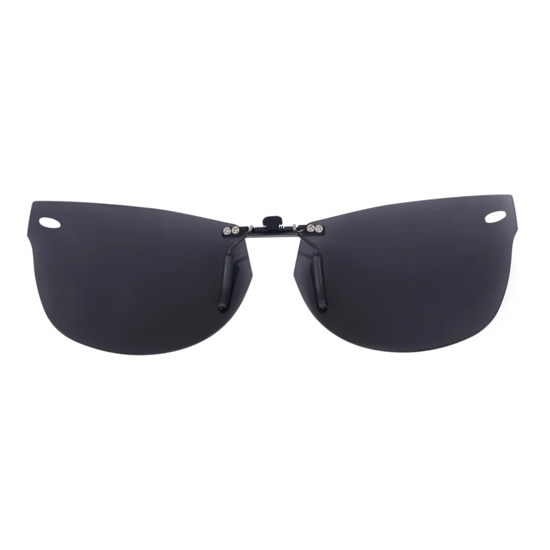 Custom Polarized Clip on Sunglasses For RayBan WAYFARER RB5184 (RX5184) 52X18 (Black) - Image 3