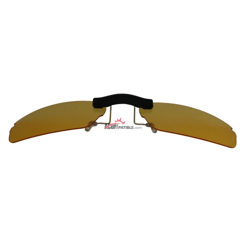 Custom Polarized Clip on Sunglasses For RayBan WAYFARER RB5184 (RX5184) 52X18 (Yellow) - Night Vision - Image 3