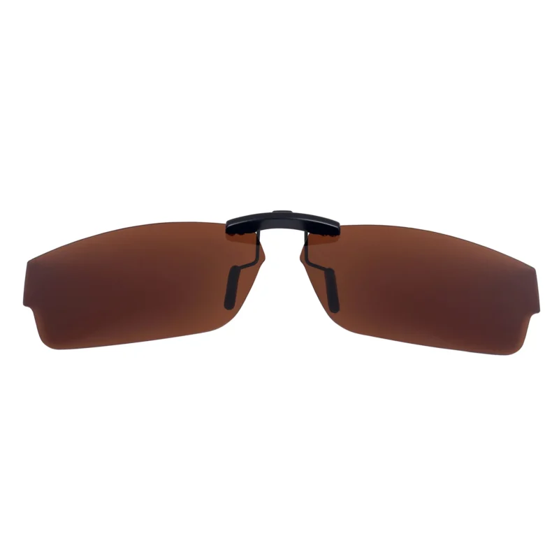 Custom Polarized Clip on Replacement Sunglasses For Oakley SERVO (51) OX1066 1066 51x18 (Bronze Brown)