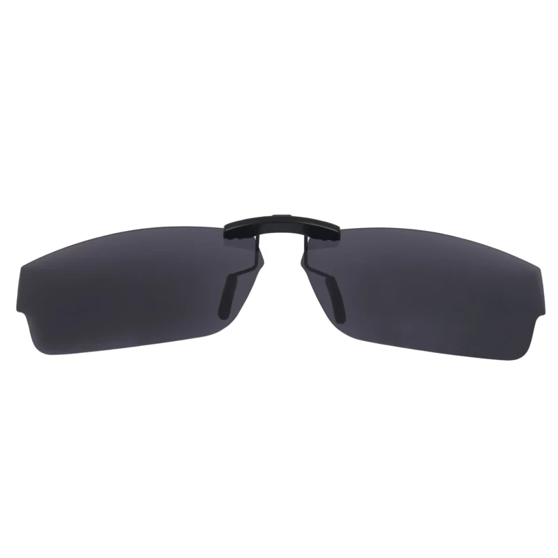 Custom Polarized Clip on Replacement Sunglasses For Oakley SERVO (51) OX1066 1066 51x18 (Black)