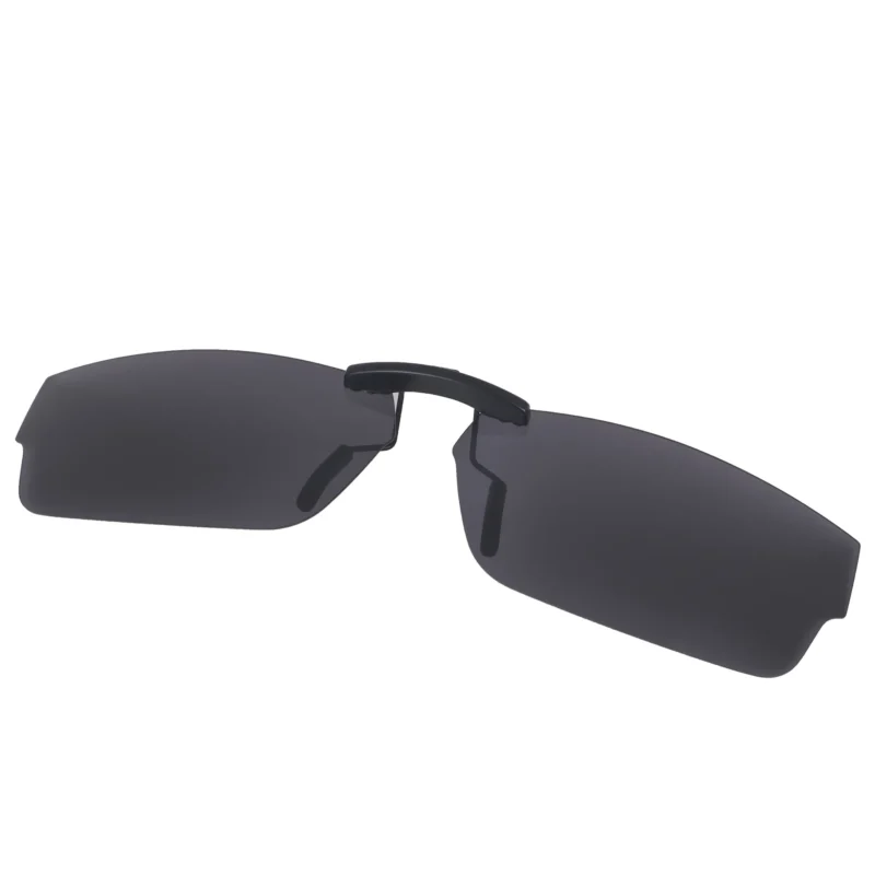 Custom Polarized Clip on Replacement Sunglasses For Oakley SERVO (51) OX1066 1066 51x18 (Black) - Image 2