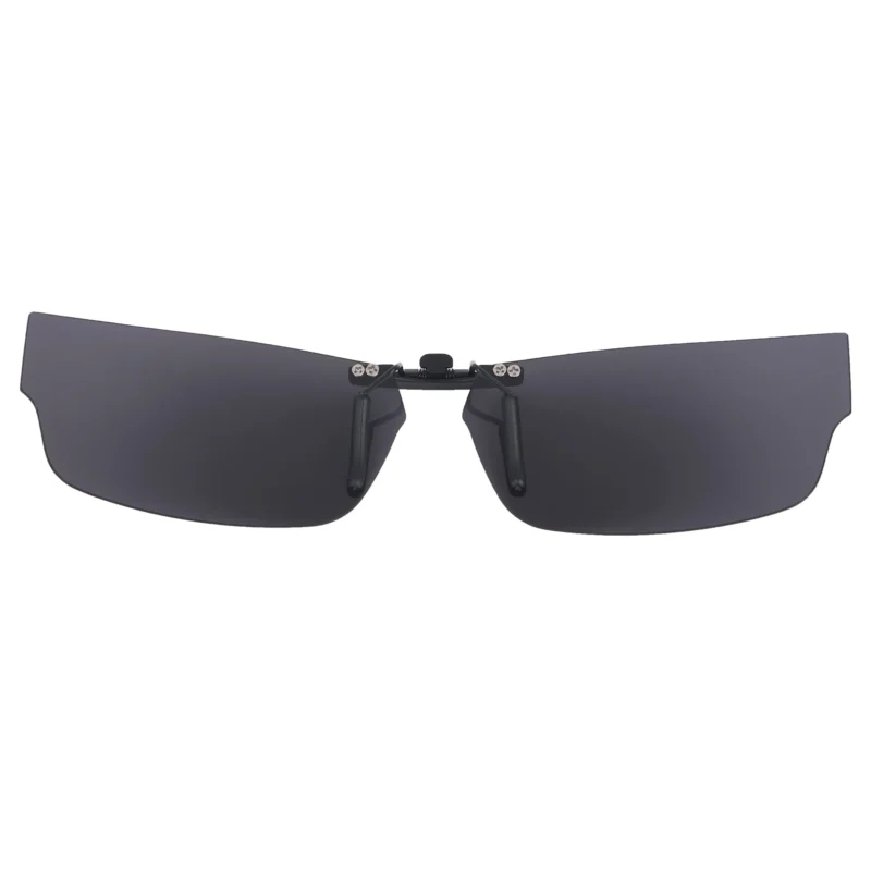 Custom Polarized Clip on Replacement Sunglasses For Oakley SERVO (51) OX1066 1066 51x18 (Black) - Image 3