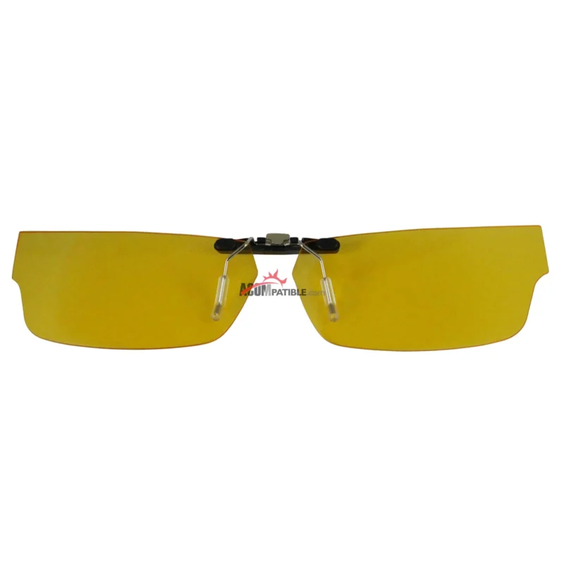 Custom Polarized Clip on Replacement Sunglasses For Oakley SERVO (51) OX1066 1066 51x18 (Yellow) - Night Vision - Image 3