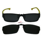 Custom Polarized Clip on Replacement Sunglasses For Oakley 1080 SERVO (55) OX1080 55x18 (Black)
