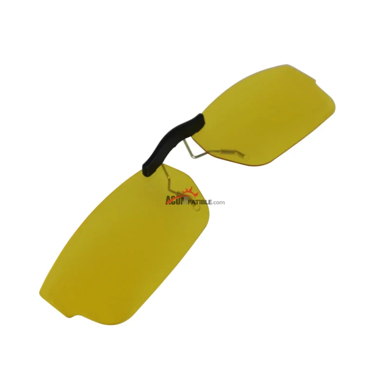 Custom Polarized Clip on Replacement Sunglasses For Oakley 1080 SERVO (55) OX1080 55x18 (Yellow) - Night Vision - Image 2