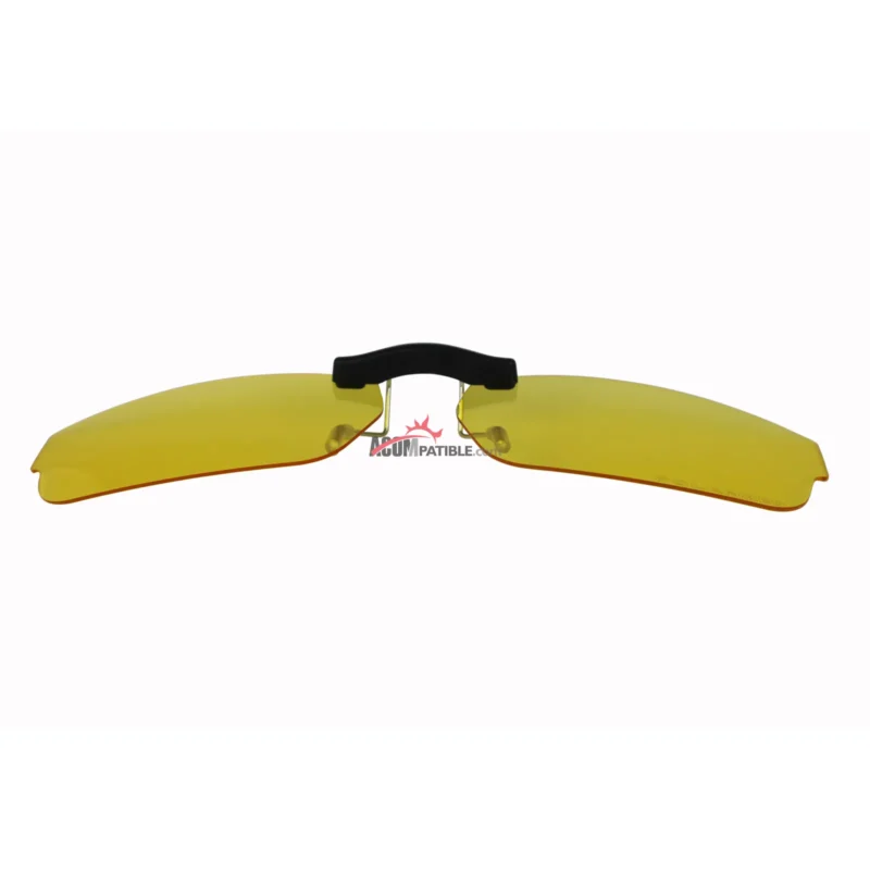 Custom Polarized Clip on Replacement Sunglasses For Oakley 1080 SERVO (55) OX1080 55x18 (Yellow) - Night Vision - Image 4