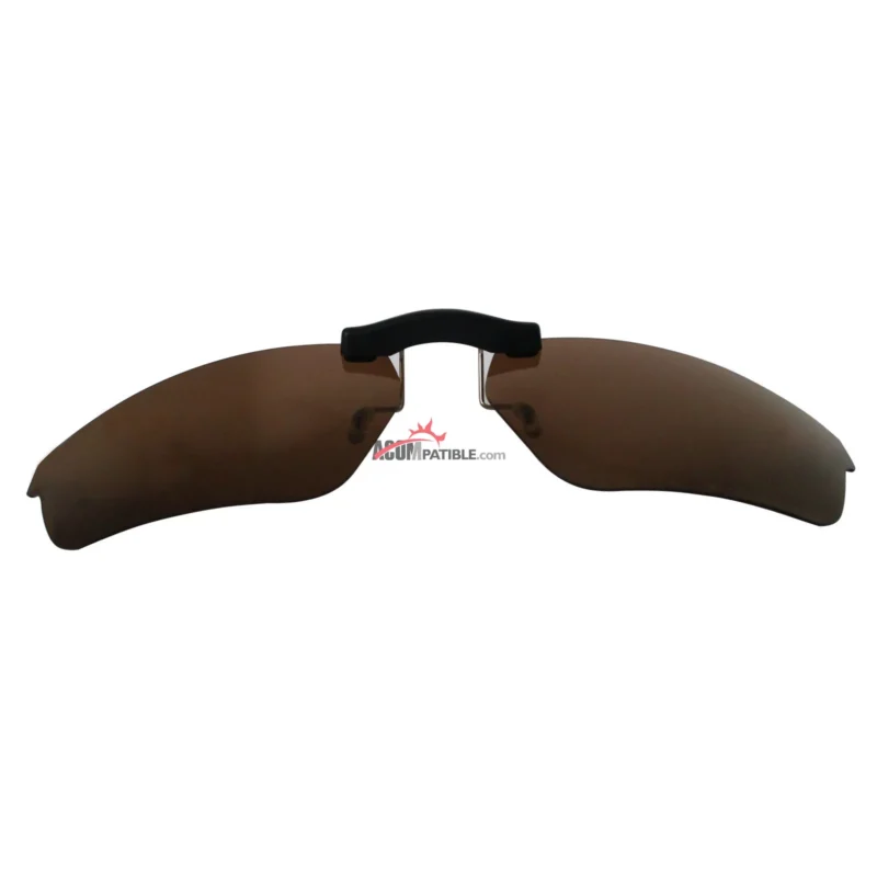 Custom Polarized  Clip On Replacement Sunglasses For Oakley CROSSLINK SWEEP OX8031 55x18 (Bronze Brown) - Image 4