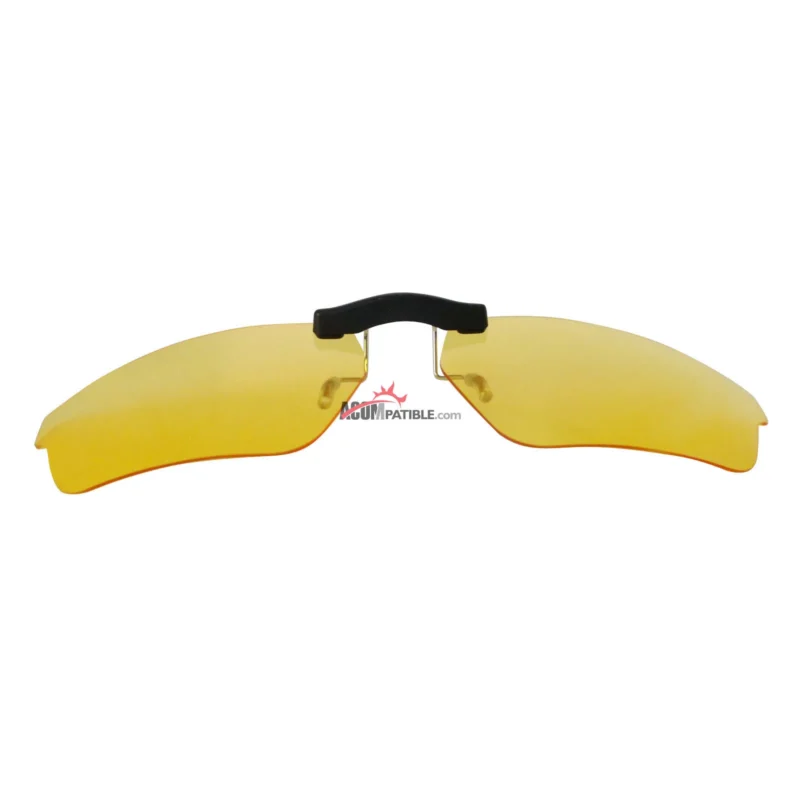 Custom Polarized  Clip On Replacement Sunglasses For Oakley CROSSLINK SWEEP OX8031 55x18 (Yellow) - Night Vision - Image 4