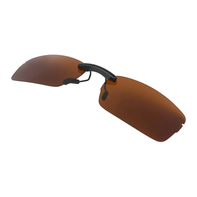 Custom Polarized Clip On Replacement Sunglasses For Oakley RHINOCHASER OX3111 52 X19 (Bronze Brown) - Image 2