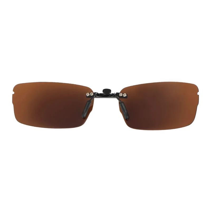 Custom Polarized Clip On Replacement Sunglasses For Oakley RHINOCHASER OX3111 52 X19 (Bronze Brown) - Image 4