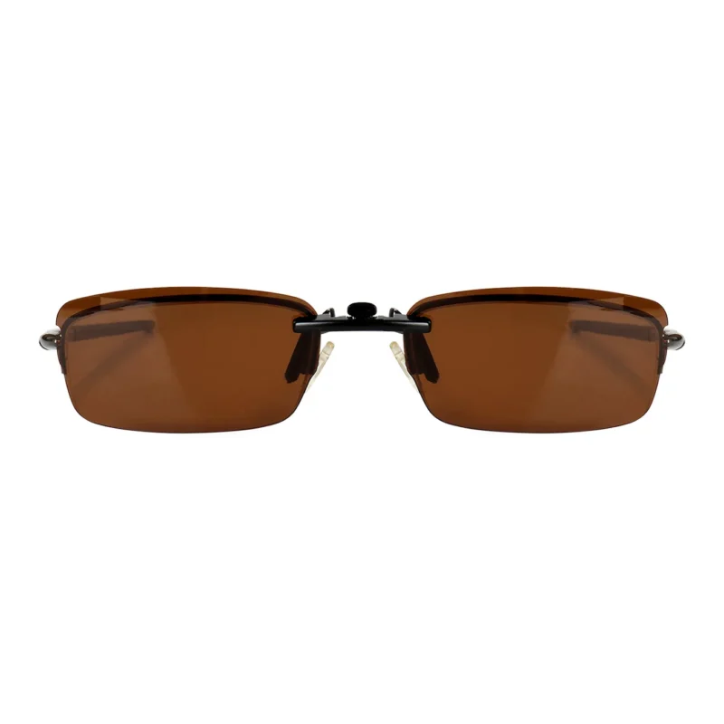 Custom Polarized Clip On Replacement Sunglasses For Oakley RHINOCHASER OX3111 52 X19 (Bronze Brown) - Image 5