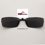 Custom Polarized Clip On Replacement Sunglasses For Oakley RHINOCHASER OX3111 52 X19 (Black)