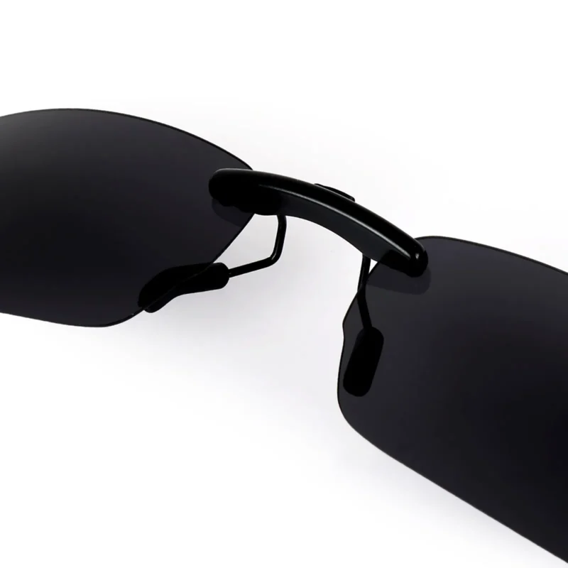 Custom Polarized Clip On Replacement Sunglasses For Oakley RHINOCHASER OX3111 52 X19 (Black) - Image 3