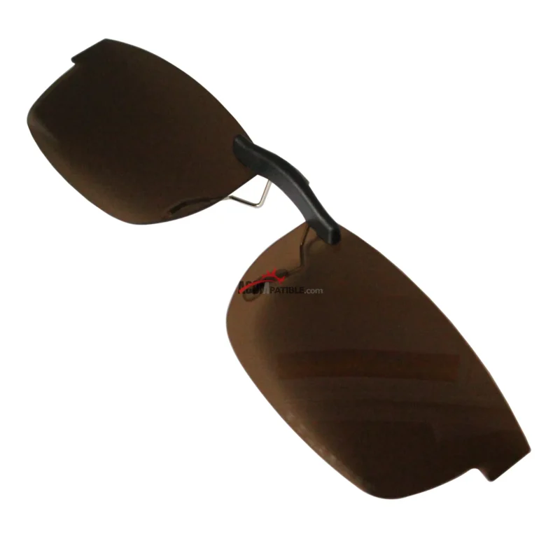 Custom Polarized Clip on Replacement Sunglasses For Oakley METAL PLATE (55) OX5038 5038 55x18 (Bronze Brown) - Image 2