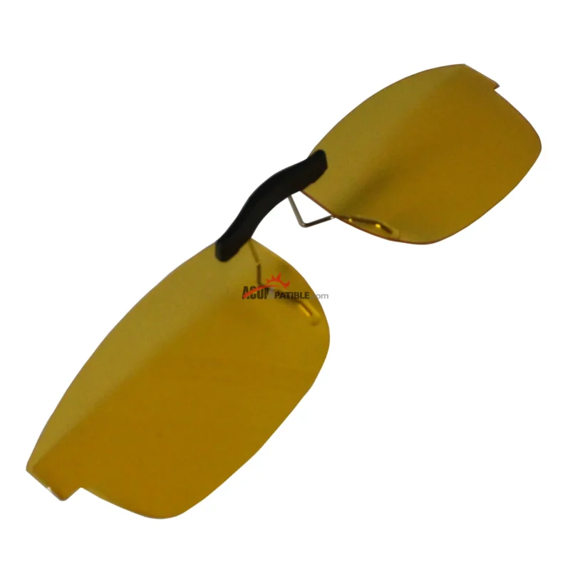 Custom Polarized Clip on Replacement Sunglasses For Oakley METAL PLATE (55) OX5038 5038 55x18 (Yellow) - Night Vision - Image 2