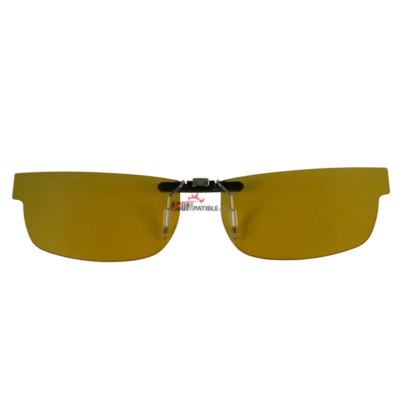 Custom Polarized Clip on Replacement Sunglasses For Oakley METAL PLATE (55) OX5038 5038 55x18 (Yellow) - Night Vision - Image 3