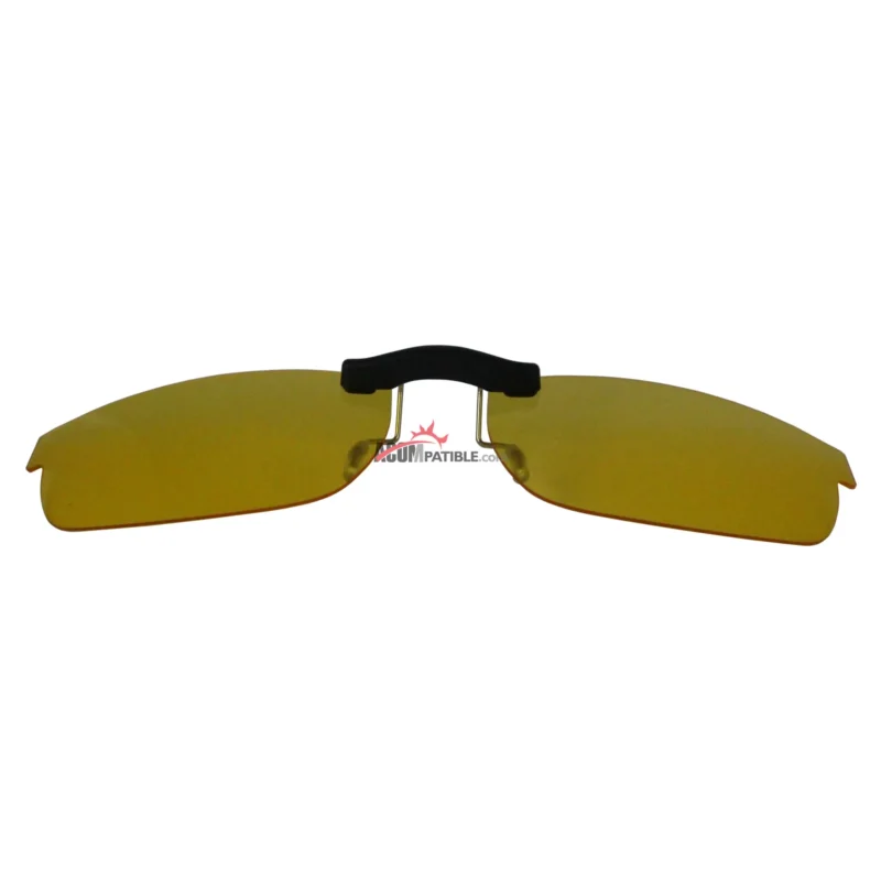 Custom Polarized Clip on Replacement Sunglasses For Oakley METAL PLATE (55) OX5038 5038 55x18 (Yellow) - Night Vision - Image 4