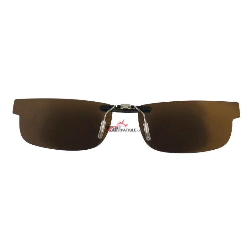 Custom Polarized Clip on Replacement Sunglasses For Oakley CARBON PLATE (55) OX5079 55x18 (Bronze Brown) - Image 3