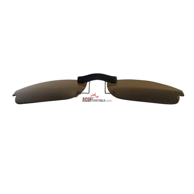 Custom Polarized Clip on Replacement Sunglasses For Oakley CARBON PLATE (55) OX5079 55x18 (Bronze Brown) - Image 4