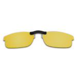 Custom Polarized Clip on Replacement Sunglasses For Oakley CARBON PLATE (53) OX5079 53x18 (Yellow) -Night Vision