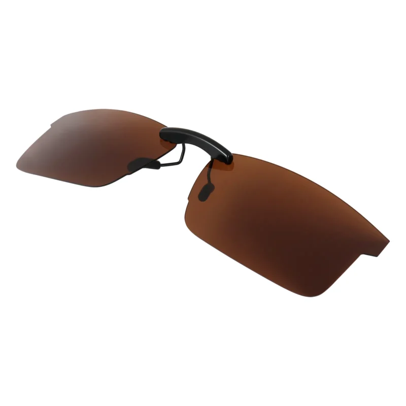 Custom Polarized Clip On Sunglasses For RayBan RB8411 (RX8411) 54-17-140  54x17 (Bronze Brown) - Image 2