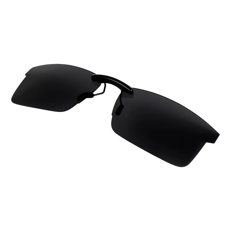 Custom Polarized Clip On Sunglasses For RayBan RB8411 (RX8411) 54-17-140 54x17 (Black Color Lenses) - Image 2