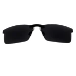 Custom Polarized Clip On Sunglasses For RayBan RB8411 (RX8411) 54-17-140 54x17 (Black Color Lenses)