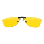 Custom Polarized Clip on Sunglasses For RayBan CLUBMASTER RB5154 (RX5154) 51x21 (Amber Yellow Color)