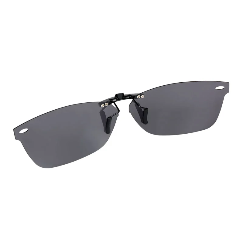 Custom Polarized Clip On Sunglasses For RayBan RB5228 (RX5228) 53-17-140 53x17 (Black Color Lenses) - Image 3