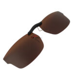 Custom Polarized Clip on Sunglasses For RayBan RB5245 (RX5245) 54x17 (Bronze Brown)
