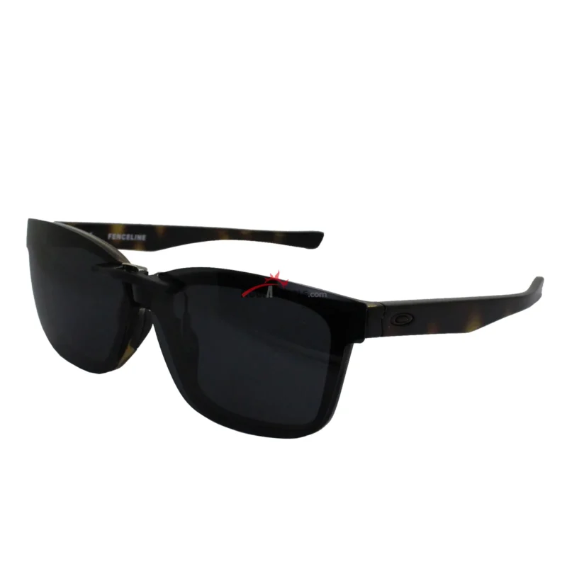 Custom Polarized  Clip On Replacement Sunglasses For Oakley Fenceline (53) OX8069 53x16 (Black) - Image 3