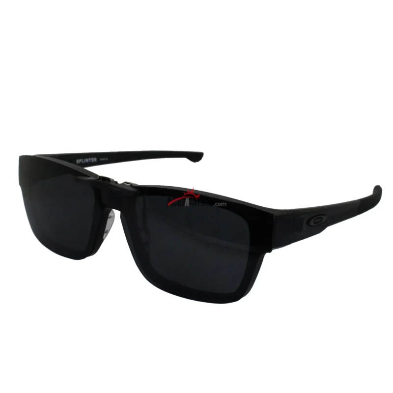 Custom Polarized Clip On Replacement Sunglasses For Oakley Splinter (52) OX8077 52-18-137 (Black) - Image 3