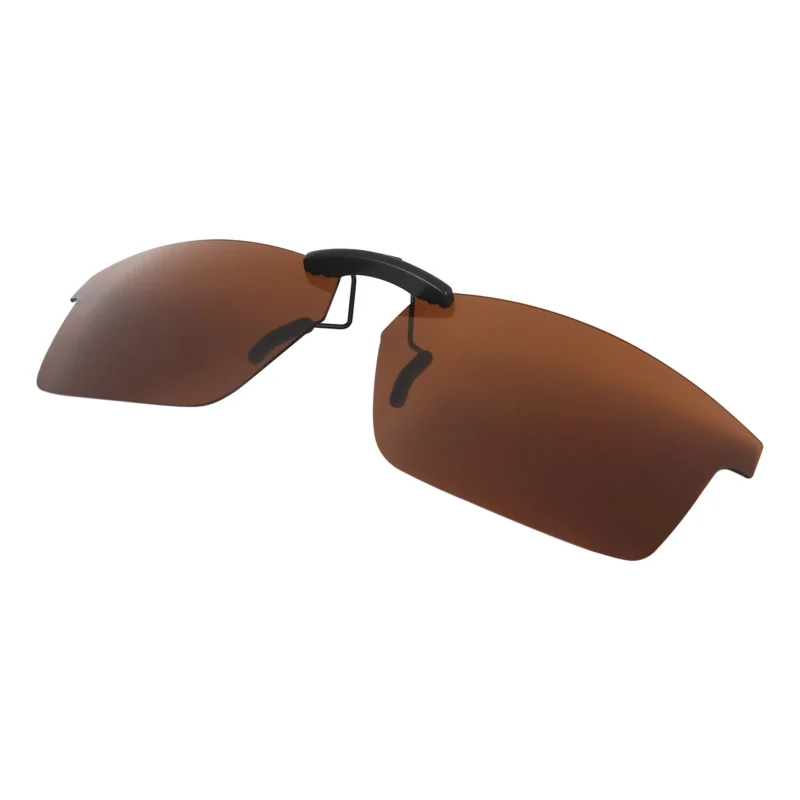 Custom Polarized Clip On Replacement Sunglasses For Oakley Pitchman (53) OX8050 53-18-140 (Bronze Brown) - Image 2