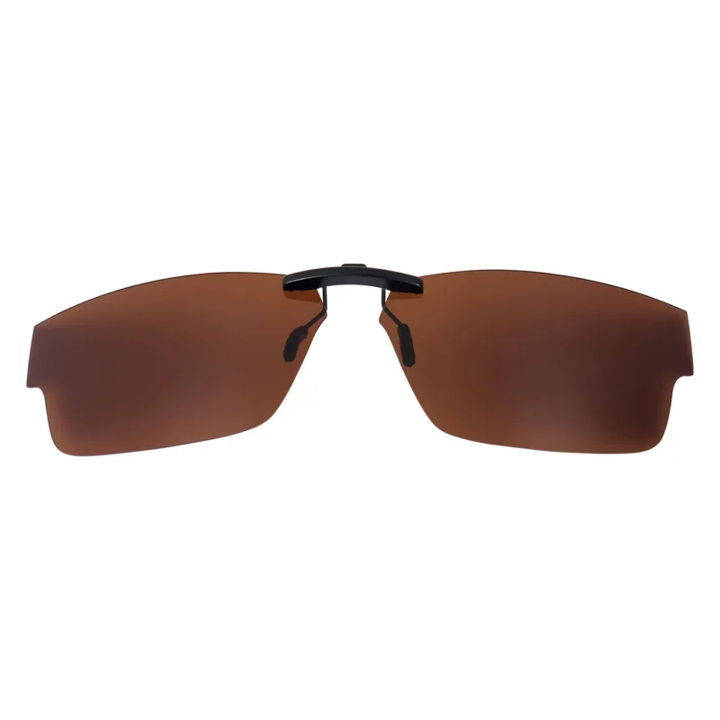 Custom Polarized Clip On Replacement Sunglasses For Oakley Airdrop (55) OX8046 55-18-143 (Bronze Brown)