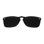 Custom Polarized Clip On Sunglasses  For RayBan RB5228 (55mm) 55-17-140 55x17 (Black Color)