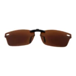 Custom Polarized Clip On Sunglasses For RayBan RB5150 (52mm) 52-19-135 52x19 (Bronze Brown)