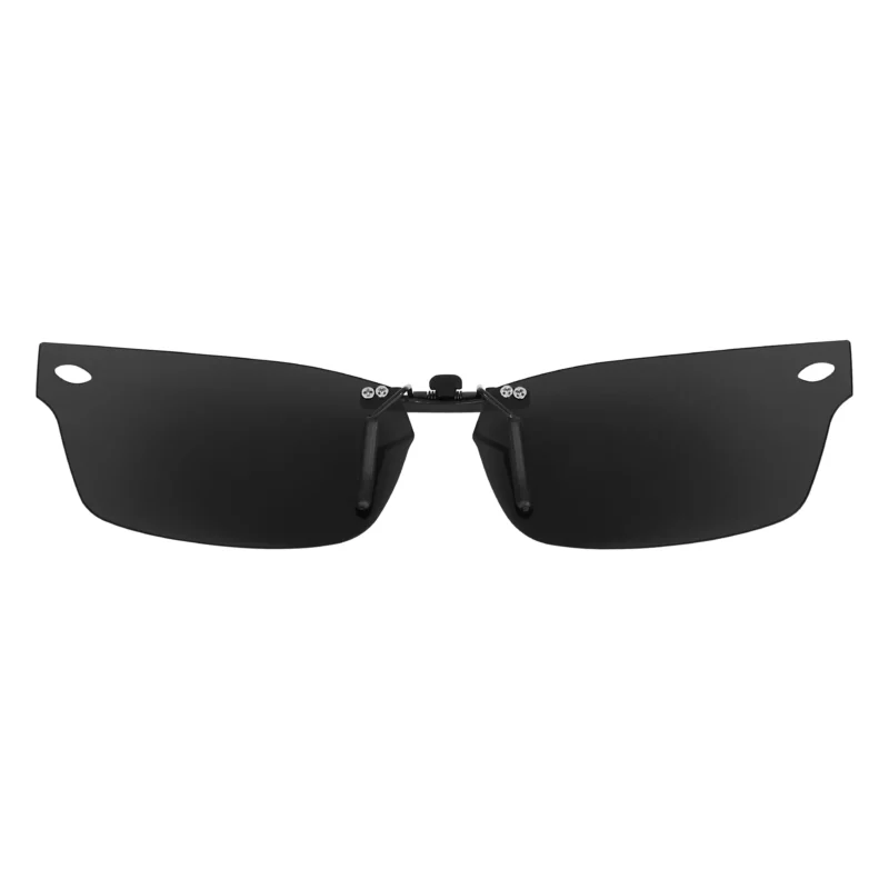 Custom Polarized Clip On Sunglasses For RayBan RB5206 (52mm) 52-18-140 52x18 (Black Color) - Image 3