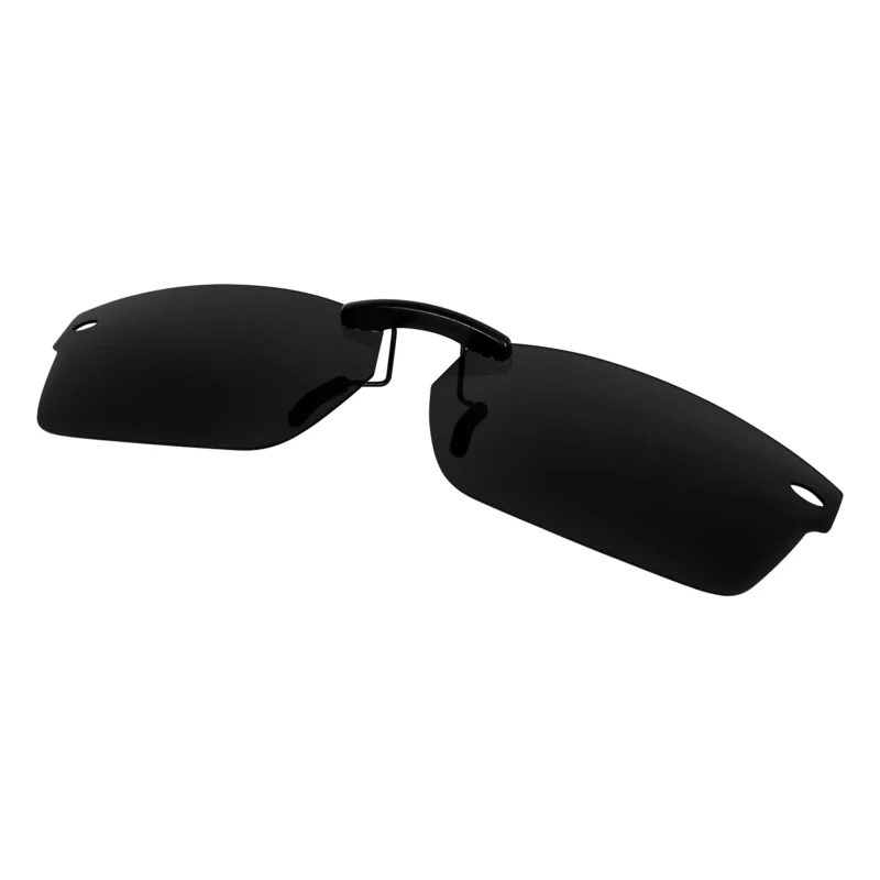 Custom Polarized Clip On Sunglasses For RayBan RB5206 (54mm) 54-18-145 54x18 (Black Color) - Image 2