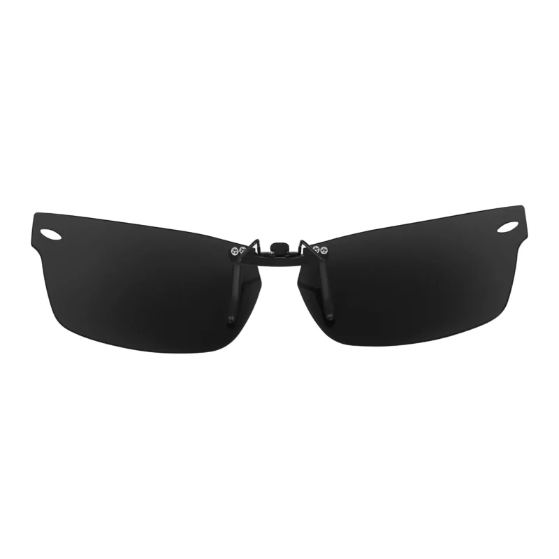 Custom Polarized Clip On Sunglasses For RayBan RB5206 (54mm) 54-18-145 54x18 (Black Color) - Image 3