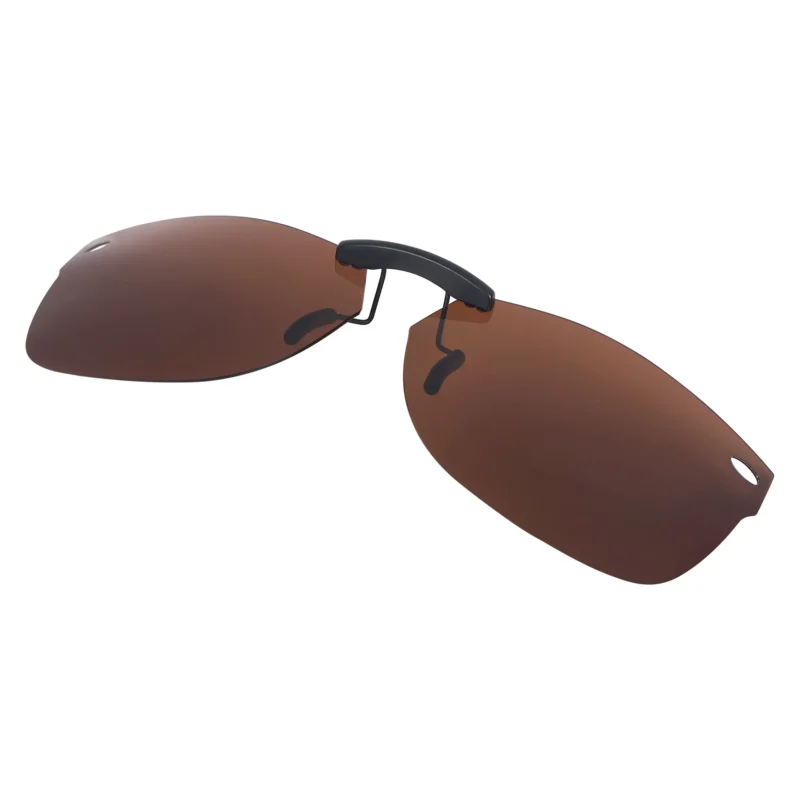 Custom Polarized Clip On Sunglasses For RayBan Wayfarer RB5184 (54mm) 54-18-145 54x18 (Bronze Brown) - Image 2