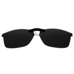 Custom Polarized Clip On Sunglasses For RayBan RB7047 (54mm) 54-17-140 54x17 (Black Color)