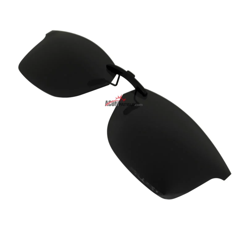 Custom Polarized Metal Clip On Sunglasses For RayBan RB7047 (54mm) 54-17-140 54x17 (Black Color) - Image 2