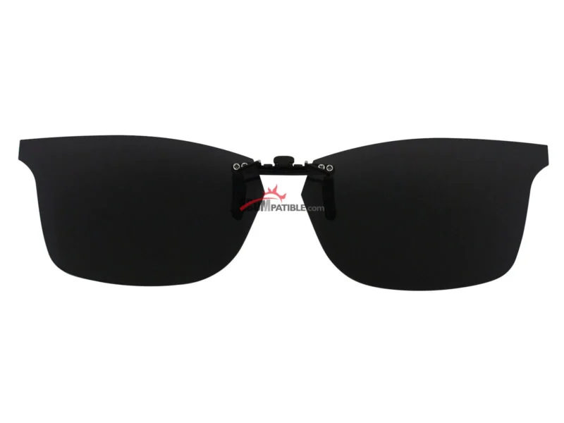 Custom Polarized Metal Clip On Sunglasses For RayBan RB7047 (54mm) 54-17-140 54x17 (Black Color) - Image 3