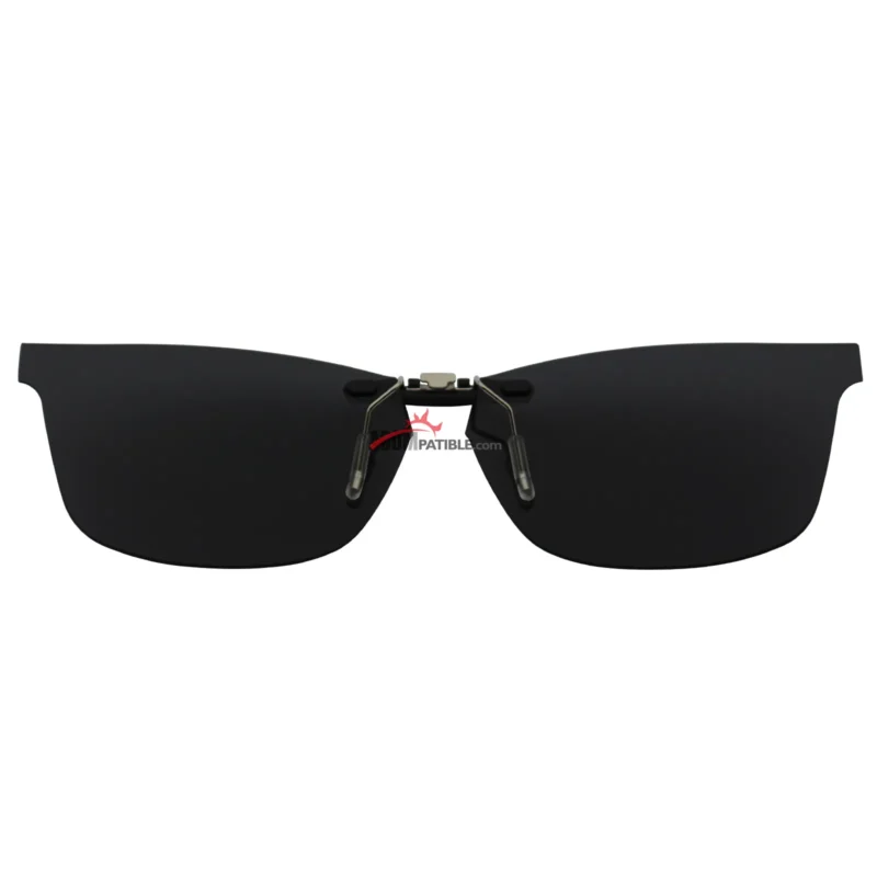 Custom Polarized Clip On Sunglasses For RayBan RB7047 (54mm) 54-17-140 54x17 (Black Color) - Image 3