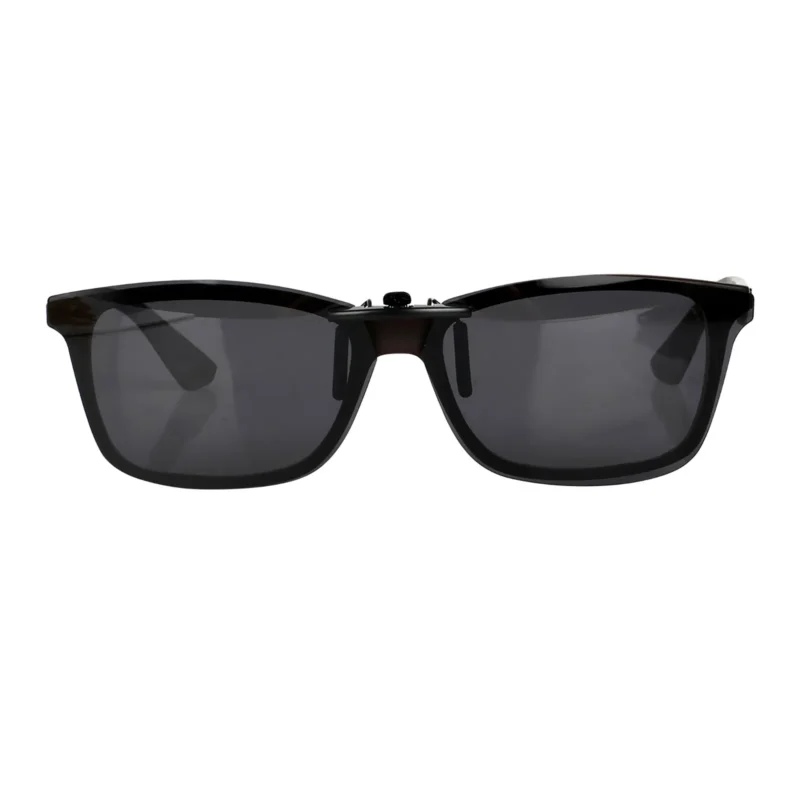 Custom Polarized  Clip On Sunglasses For RayBan RB7047 (56mm) 56-17-145 (Black Color) - Image 5