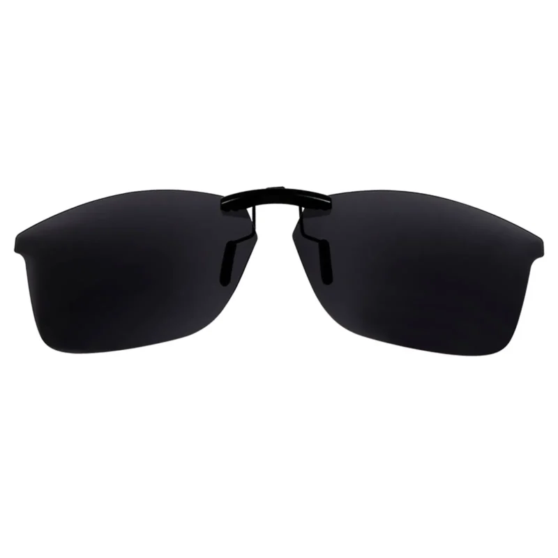 Custom Polarized  Clip On Sunglasses For RayBan RB7047 (56mm) 56-17-145 (Black Color)