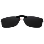 Custom Polarized Clip On Sunglasses For Ray-Ban RB5268 (50mm) 50-17-135 50x17 (Black Color)